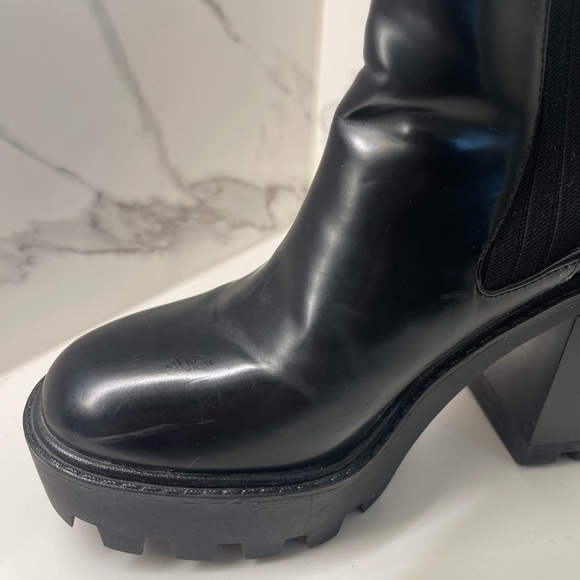 Zara black ankle heel boots - Picture 6 of 7